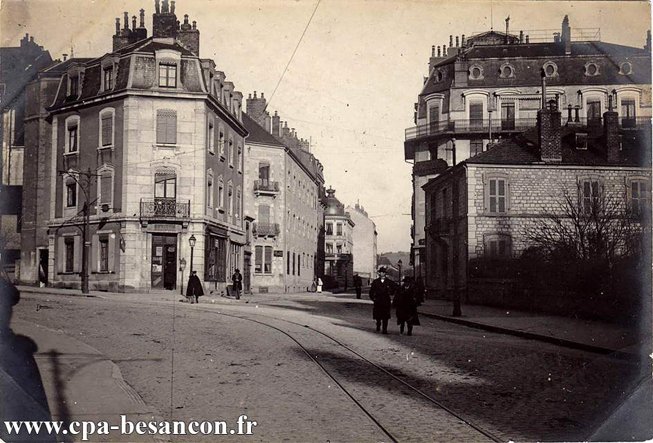 BESANÇON - Avenue Carnot et Fontaine-Argent - v. 1900